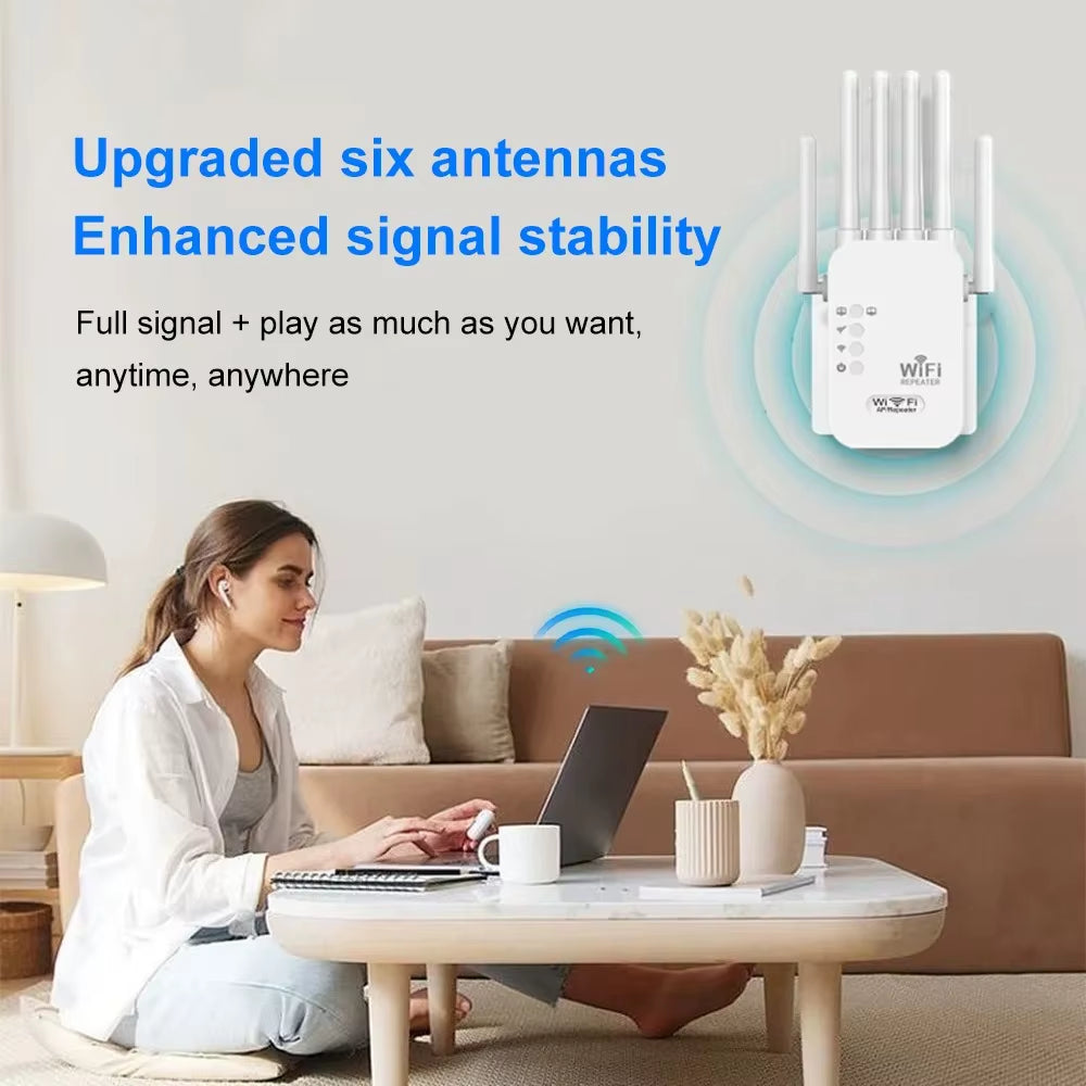 1200Mbps Wireless Wifi Repeater WIFI Extender Signal Booster 2.4G 5G Dual-Band Network 802.11Ac Wifi Amplifier Router