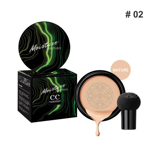 Mushroom Head Air Cushion CC Cream Natural Moisturizing Foundation Concealer Whitening Oil-Control Makeup Cosmetics BB Cream
